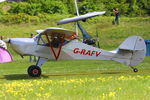 G-RAFV @ EGHP - at the 2014 Microlight Trade Fair, Popham - by Chris Hall