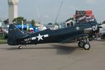 N5615C @ OSH - North American SNJ-5C, c/n: 90656 - by Timothy Aanerud