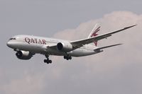 A7-BCC @ EGLL - Approach 27L - by John Coates