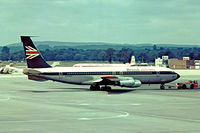 G-ARWD @ EGKK - Boeing 707-465 [18372] (British Airtours) Gatwick~G 01/07/1974 . From a slide.
