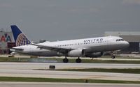 N413UA @ KORD - Airbus A320