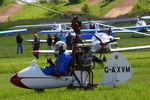 G-AXVM @ EGHP - at the 2014 Microlight Trade Fair, Popham - by Chris Hall