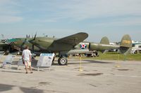 N17630 @ LAL - 1941 Lockheed P38F, N17630 (Glacier Girl), at 2014 Sun n Fun, Lakeland Linder Regional Airport, Lakeland, FL  - by scotch-canadian