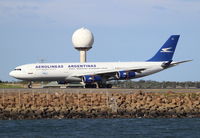 LV-ZRA @ YSSY - Aerolineas Argentinas. A340-211. LV-ZRA cn 085. Sydney - Kingsford Smith International (Mascot) (SYD YSSY). Image © Brian McBride. 05 August 2013 - by Brian McBride