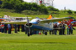 G-ATDO @ EGHP - at the 2014 Microlight Trade Fair, Popham - by Chris Hall