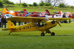 G-ATKI @ EGHP - at the 2014 Microlight Trade Fair, Popham - by Chris Hall