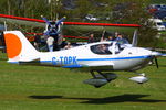 G-TOPK @ EGHP - at the 2014 Microlight Trade Fair, Popham - by Chris Hall