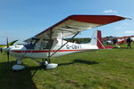 G-CBVY @ EGHP - at the 2014 Microlight Trade Fair, Popham - by Chris Hall