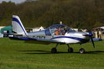 G-CECY @ EGHP - at the 2014 Microlight Trade Fair, Popham - by Chris Hall