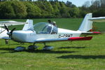 G-CBMZ @ EGHP - at the 2014 Microlight Trade Fair, Popham - by Chris Hall