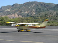 N91667 @ SZP - 1969 Cessna 182M SKYLANE, Continental O-470-S 230 Hp, taxi - by Doug Robertson