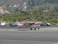 N714HH @ SZP - 1977 Cessna 150M, Continental O-200 100 Hp, takeoff roll Rwy 22 - by Doug Robertson