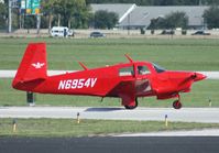 N6954V @ ORL - Mooney M20C - by Florida Metal