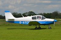 G-AYCO @ EGSV - Just landed. - by Graham Reeve