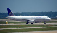 N498UA @ KIAH - Taxi to park Houston - by Ronald Barker