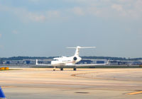 N664CP @ KIAH - Taxi for takeoff Houston - by Ronald Barker
