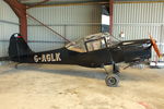 G-AGLK @ EGCW - hangared at Welshpool - by Chris Hall