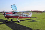 G-ATXZ @ X5FB - Bolkow BO-208C Junior, Fishburn Airfield UK, April 2014. - by Malcolm Clarke