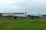 35 RED @ EGNR - with Sukhoi Su-17M fitter 54 RED behind it - by Chris Hall