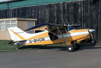 G-BHDB @ EGBJ - Maule M-5-235C Lunar Rocket [7292C] Staverton~G 26/11/1979. From a slide. - by Ray Barber