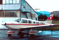 HB-PHS @ LSZW - Piper PA-28-181 Archer II [28-8390061] Thun~HB 25/09/1984 - by Ray Barber