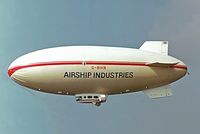 G-BIHN @ EGTC - Airship Industries Skyship 500 [1214/02] Cranfield 03/07/1982. From a slide. - by Ray Barber