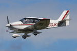 G-GGJK @ X3BR - visitor at the Cold War Jets Open Day 2014 - by Chris Hall