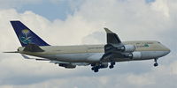 TF-AMP @ EDDF - Air Atlanta Icelandic (Saudi Arabian Cargo cs.), is here on short finals RWY 25L at Frankfurt Rhein/Main Int'l(EDDF) - by A. Gendorf