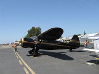 N69357 @ SZP - 1944 Stinson V-77 by Vultee Aircraft, Lycoming R-680-13 9 cylinder radial 300 Hp, Colorado visitor. Please see/read my Stinson Reliant article including the V-77 model history on this site. - by Doug Robertson