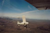 N5248Z - 48Z flying in the Livermore valley,Calif in 1986.After many hours in Taylorcrafts & Aeroncas, I enjoyed the nice roll rate of 48Z.Photo plane was Champ N4330C.