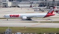 PT-MUG @ MIA - TAM 777-300 - by Florida Metal