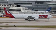 PT-MUI @ MIA - TAM 777-300 - by Florida Metal