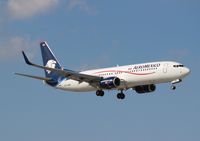 XA-AMK @ MIA - Aeromexico 737-800 - by Florida Metal