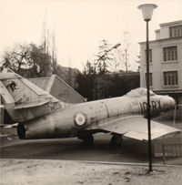 126 - This Mystère IIC was preserved (without her engine) in Ville d'Avray Institute of Technology before beeing scrapped. - by J-F GUEGUIN