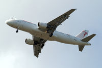 TS-IML @ EGLL - Airbus A320-211 [0958] (Tunisair) Home~G 28/07/2013. On approach 27R - by Ray Barber