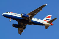 G-EUPH @ EGLL - Airbus A319-131 [1225] (British Airways) Home~G 18/01/2011. Oa approach 27R. - by Ray Barber