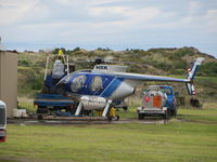 ZK-HRK @ NZWU - Hughes 369E. ZK-HRK cn 0267E. Hill Country Helicopters 1986 Ltd. Wanganui (WAG NZWU). Image © Brian McBride. 05 June 2014 - by Brian McBride