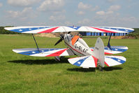 G-BLAF @ EGBR - Stolp SA-900 V-Star at The Real Aeroplane Club's Biplane and Open Cockpit Fly-In, Breighton Airfield, June 1st 2014. - by Malcolm Clarke
