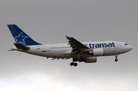 C-GTSY @ EGLL - Airbus A310-304 [447] (Air Transat) Home~G 28/08/2011. On approach 27L.