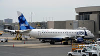 N324JB @ KDCA - Blue Traveller at Gate 9 Reagan - by Ronald Barker