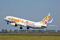 PH-HZG @ EHAM - Boeing 737 painted in special livery of touroperator SUNWEB. - by Gerard van Oostrom