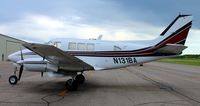 N131BA @ KAXN - Bemidji Aviation Beech 65-B80 Queen Air with a fresh paint scheme. - by Kreg Anderson