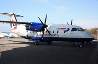 OY-NCD @ EGHH - At JETS - by John Coates