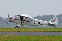 G-BJBK @ EGBP - Piper L-18C-95 Super Cub [18-1431] Kemble~G 01/07/2005 - by Ray Barber