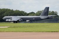61-0004 @ EGVA - visiting B-52H, callsign Doom 12, go-round, runway 27 at EGVA, following a morning sortie. - by Derek Flewin