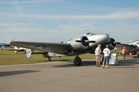 N7381C @ LAL - 1944 Beech C18S, N7381C, at 2014 Sun n Fun, Lakeland Linder Regional Airport, Lakeland, FL - by scotch-canadian