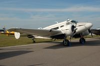 N9918R @ LAL - 1960 Beech G18S, N9918R, at 2014 Sun n Fun, Lakeland Linder Regional Airport, Lakeland, FL - by scotch-canadian