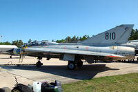 SE-DXP @ ESDF - Newly restored Saab Sk35C Draken parked at Ronneby Air Base, Sweden. It is operated by the Swedish Air Force Historic Flight. - by Henk van Capelle