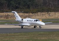 OE-FLG @ EGLF - Taxiing - by John Coates