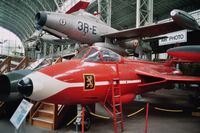 ID-46 - Hunter ID-46 built by Avions Fairey, painted as IF-70 used by acrobatic team « Diables Rouges », preserved in Belgian Musée Royal de l'Armée. - by J-F GUEGUIN